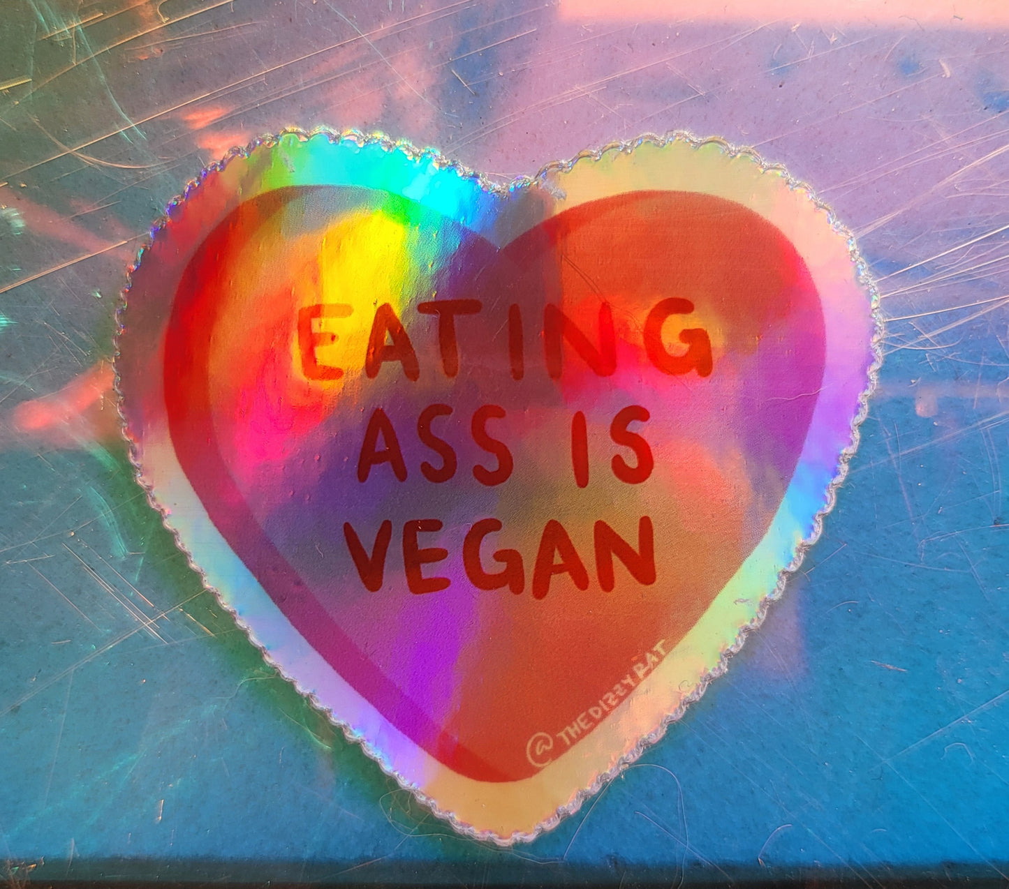 Eating Ass is Vegan sticker