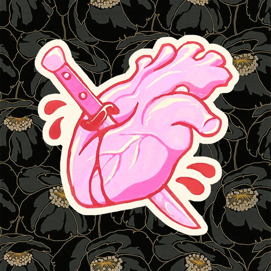 Bleeding Heart 3" Sticker