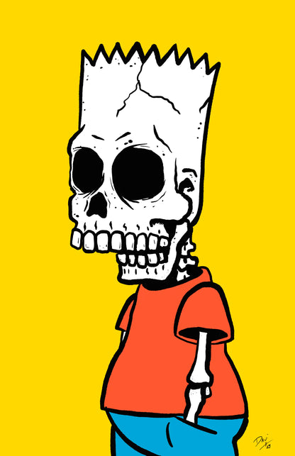 "Skeletoon" Art Prints - Postcard Size