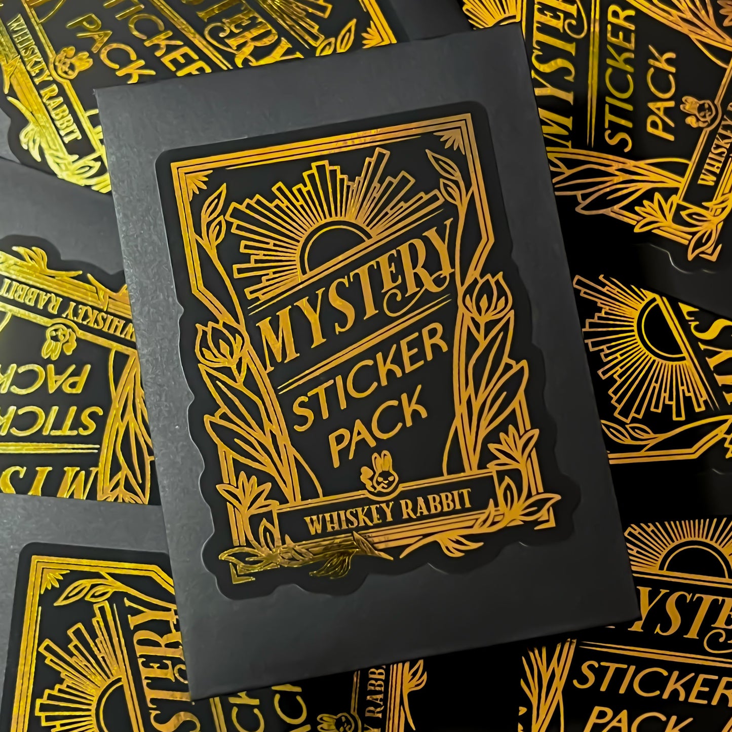 Whiskey Rabbit Mystery Sticker Pack