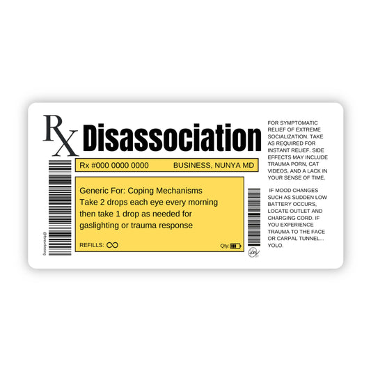 RX - Disassociation Sticker