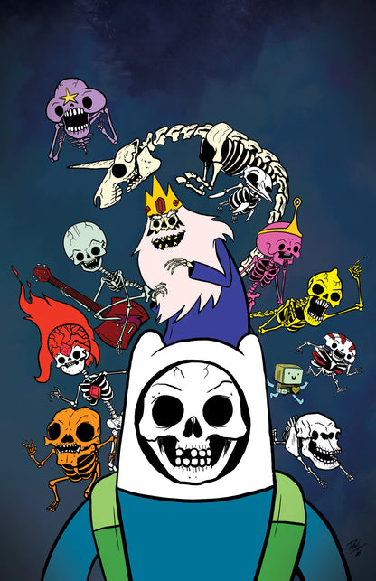 "Skeletoon" Art Prints - Postcard Size