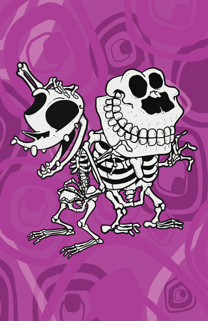 "Skeletoon" Art Prints - Postcard Size