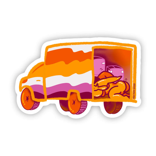 U-haul Lesbian Sticker